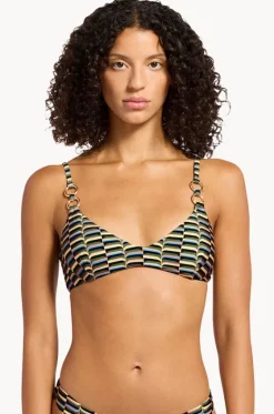 Bikini Tops^Jets Urban Geo Bralette Cacti
