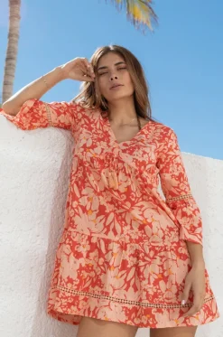 Dresses^Koy Resort Bell Sleeve Cover Up Valencia