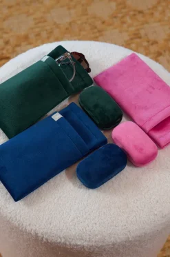 Travel^Annabel Trends Velvet Safe Keeper Emerald