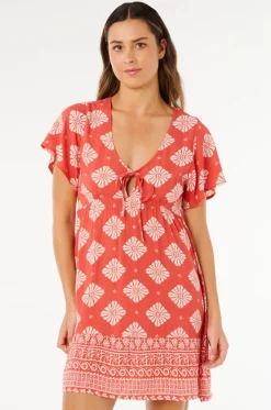 Dresses^Rip Curl Ventura Tie Dress Red
