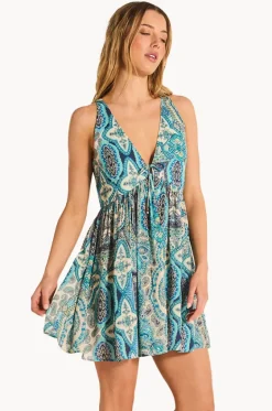 Dresses^Tigerlily Whitney Pepper Mini Dress Aqua
