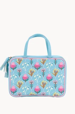 Travel|Bags^Annabel Trends Wildflower Vanity Toiletries Bag Blue/pink