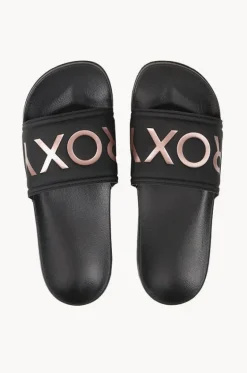 Footwear^Roxy Womens Slippy Ii Slide Black/rose