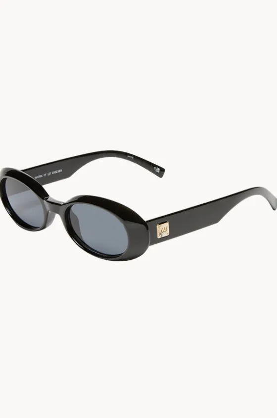 Sunglasses|Sunglasses^Le Specs Work It Sunglasses BLACK