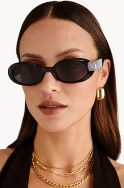 Sunglasses|Sunglasses^Le Specs Work It Sunglasses BLACK