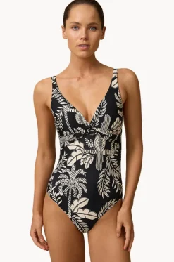 One Pieces^Monte u0026 Lou Yaz Multi Fit Twist One Piece Black