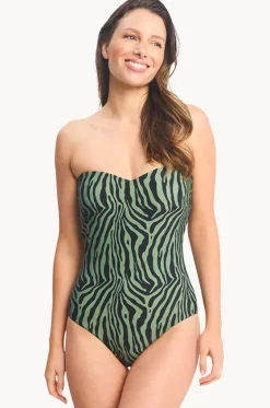One Pieces^Sunseeker Zena D/DD Cup Bandeau One Piece Black