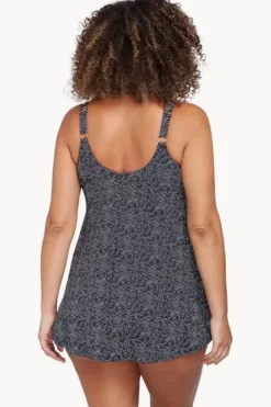 One Pieces^Artesands Zig Zag Delacroix Swim Dress Zig zag black