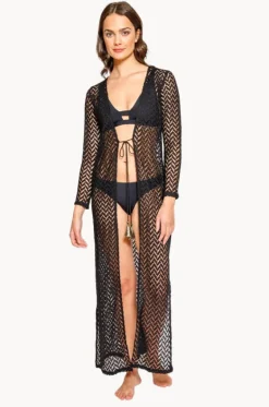 Overswim^Koy Resort Zuma Cardigan Black